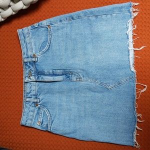 jean skirt